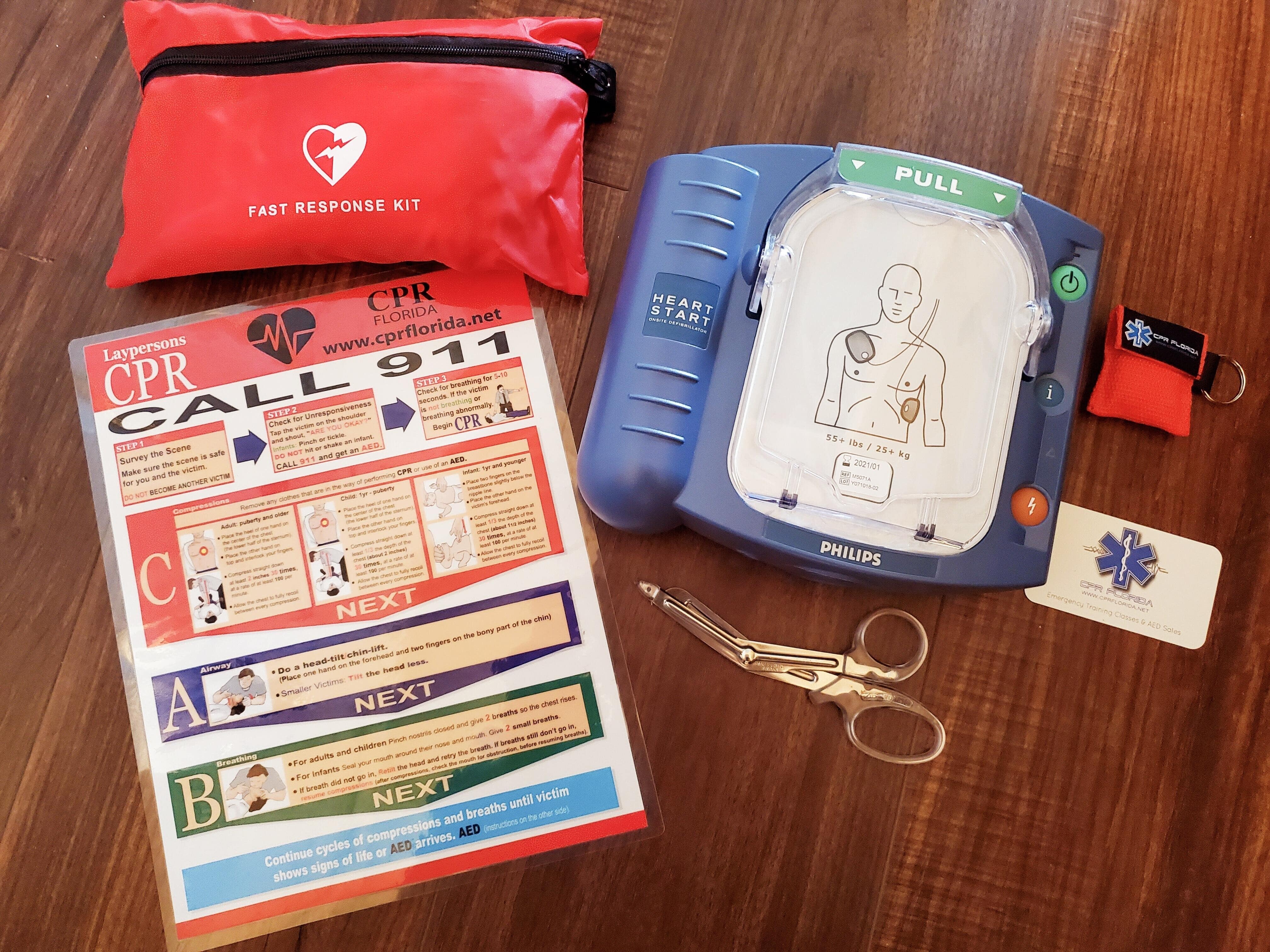 Philips Heartstart aed and carry case